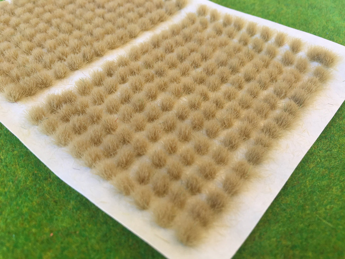Serious-Play Static Grass Tufts - Standard Spring Color For Model Scenery & Dioramas