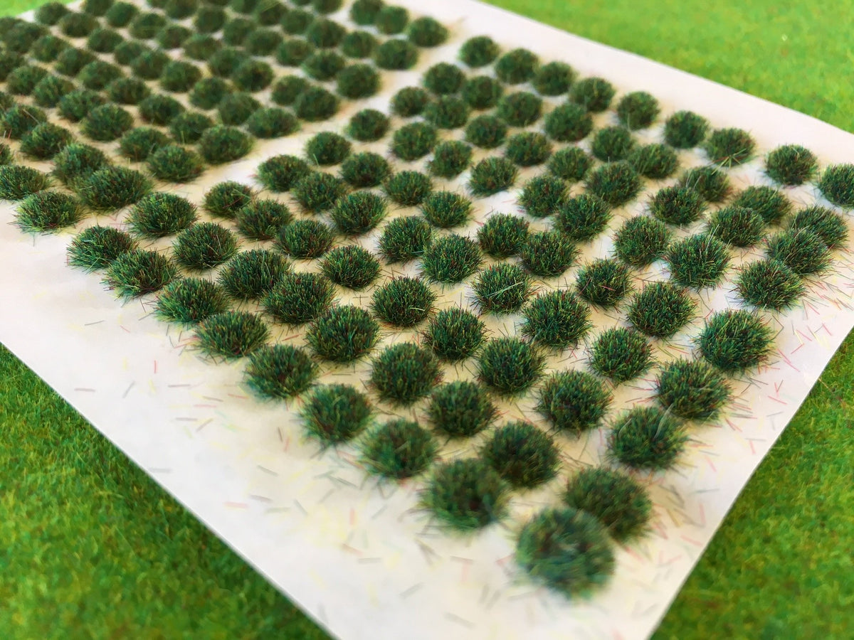 4mm summer static grass, flocking, making tufts, pathways