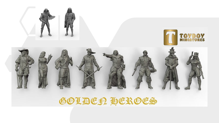 TOY DOY Miniatures - Golden Hero's