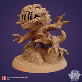 Zoontails - DHZ1059 - Basilisk - 35mm - Resin - As shown With Base