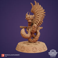 Zoontails - DHZ1064 - Kitsune Fox Trickster God - 45mm - Resin - As shown With Base
