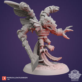 Zoontails - DHZ1066 - Devil Bird - 35mm - Resin - As shown With Base