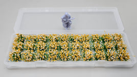 JHT - Chrysanthemum Flower Clusters - Self Adhesive Grass Tufts - 10mm height x 9mm base