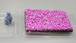 JHT - Shibazakura Hand-Torn Flower Clusters - Self Adhesive Grass Tufts - 10mm x 58mm x 85mm