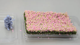 JHT - Heather Hand-Torn Flower Clusters - Self Adhesive Grass Tufts - 10mm x 58mm x 85mm
