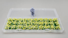 JHT - Wild Chrysanthemum Flower Clusters - Self Adhesive Grass Tufts - 10mm height x 9mm base