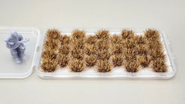 JHT - Winter Model Grass Clusters - Self Adhesive Grass Tufts - 8mm height x 10/14mm base
