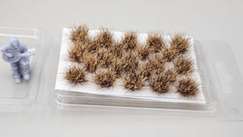 JHT - Winter Model Grass Clusters - Self Adhesive Grass Tufts - 10mm height x 8/14mm base