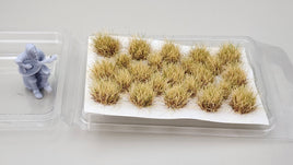 JHT - Autumn Yellow Model Grass Clusters - Self Adhesive Grass Tufts - 10mm height x 8/14mm base