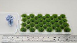 JHT - Summer Green Model Grass Clusters - Self Adhesive Grass Tufts - 8mm height x 3/9mm base