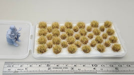 JHT - Autumn Yellow Model Grass Clusters - Self Adhesive Grass Tufts - 8mm height x 3/9mm base