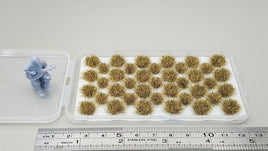JHT - Autumn Yellow Model Grass Clusters - Self Adhesive Grass Tufts - 5mm height x 3/9mm base
