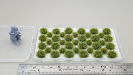 JHT - Autumn Green Model Grass Clusters - Self Adhesive Grass Tufts - 5mm height x 3/9mm base
