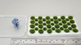 JHT - Summer Green Model Grass Clusters - Self Adhesive Grass Tufts - 5mm height x 3/9mm base