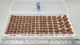 JHT - Winter Model Grass Clusters - Self Adhesive Grass Tufts - 5mm height x 8/10mm round, 8x12mm/10x15mm oval base
