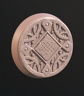 CastnPlay #826a Dwarven Circle Bases - 25mm