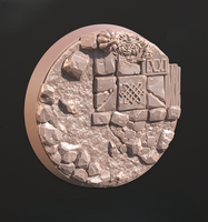 CastnPlay #826b Dwarven Circle Bases - 30mm - A