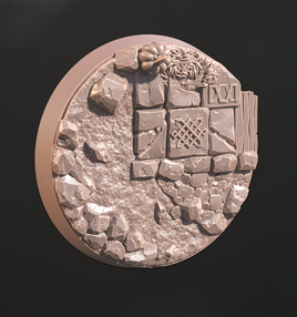 CastnPlay #826b Dwarven Circle Bases - 30mm - A