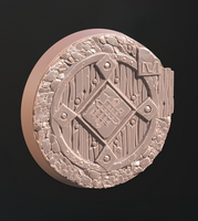 CastnPlay #826c Dwarven Circle Base 30mm - B