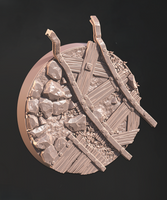 CastnPlay #826d Dwarven Circle Base 35mm