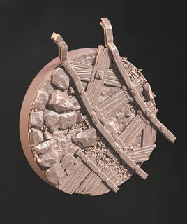 CastnPlay #826d Dwarven Circle Base 35mm