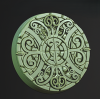 CastnPlay #837d 35mm Elvish Grove Bases (4 Miniatures)