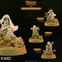 CastnPlay #1115 Halfling Hunters - No Base - 32mm