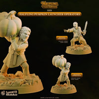 CastnPlay #1118 The Pumpkin Launcher & Crew - No Base - 32mm