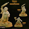 CastnPlay #1121 Halfling Villagers - No Base - 32mm
