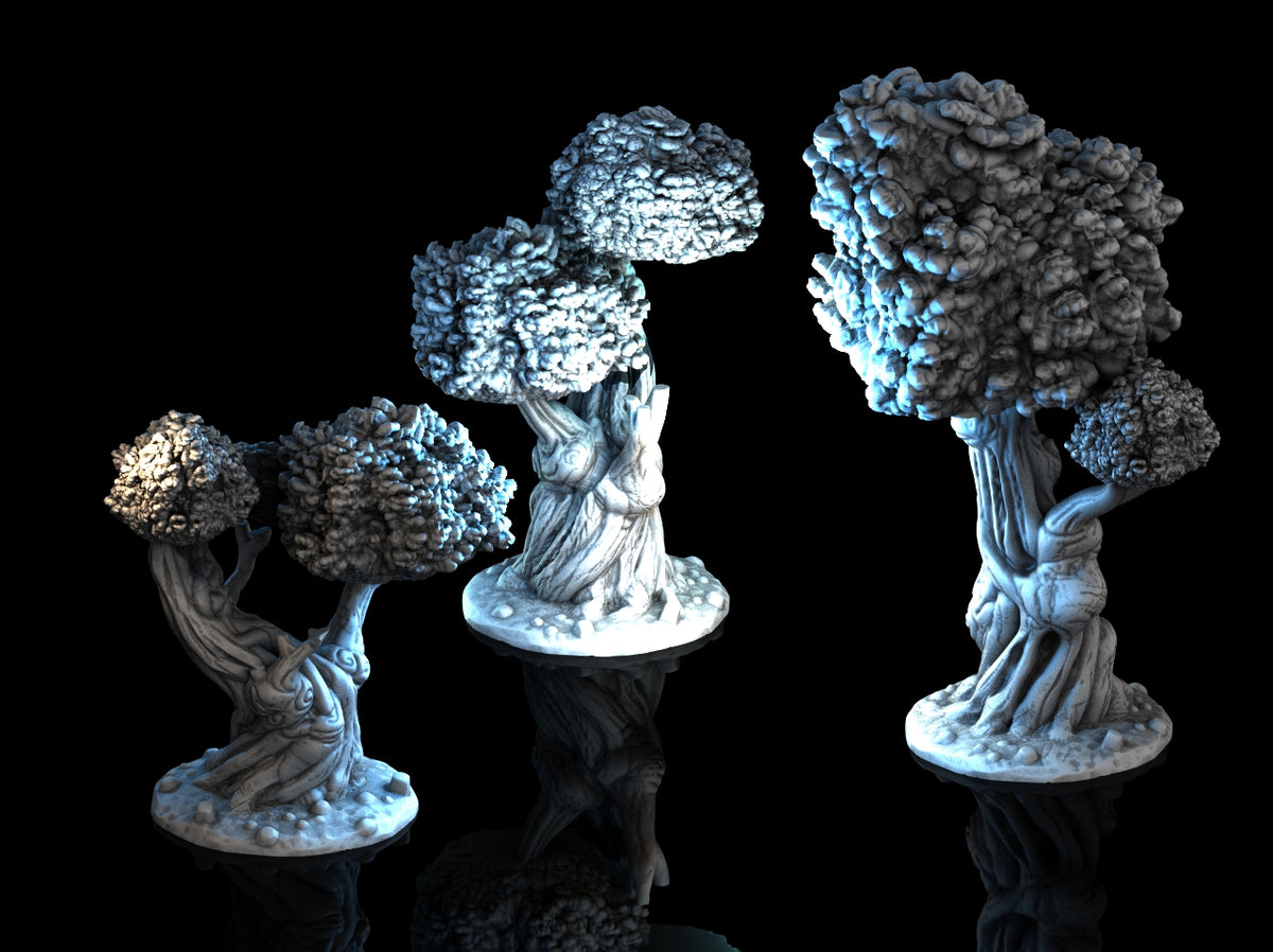 Adrian-3DP4U - Burly Tree Set - 28mm| AQ Hobbies