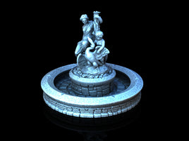 Adrian-3DP4U - Swan Fountain - 28mm