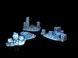 Adrian-3DP4U - Ruin Scatter Set - 28mm