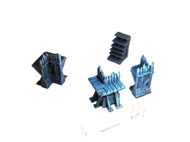 Adrian-3DP4U - Palisade Walls -  Inside, Outside Walls and Stairs - 28mm