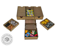Queendomino Board Game Organizer Insert