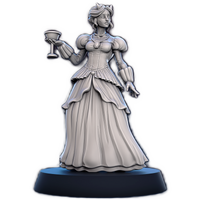 STL - SO_04 - Serenissima Obscura Bianca Lisiado - w/Base - 32mm