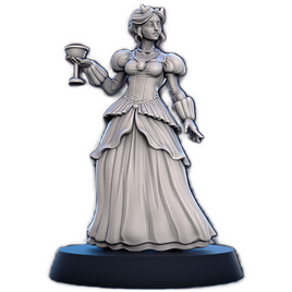 STL - SO_04 - Serenissima Obscura Bianca Lisiado - w/Base - 32mm