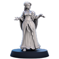 STL - SO_06 - Serenissima Obscura Dogaresa Andrea Badoer - w/Base - 32mm