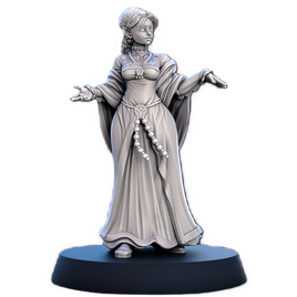 STL - SO_06 - Serenissima Obscura Dogaresa Andrea Badoer - w/Base - 32mm