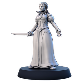 STL - SO_16 - Serenissima Obscura Masked Citizen B - w/Base - 32mm