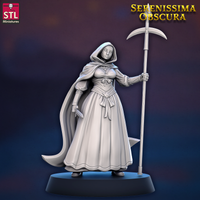 STL - SO_17 - Serenissima Obscura Masked Citizen C - w/Base - 32mm