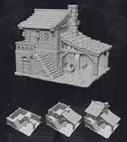 WOPCV03 - World of Pratheron : Corven Village - Blacksmith Shop -28mm
