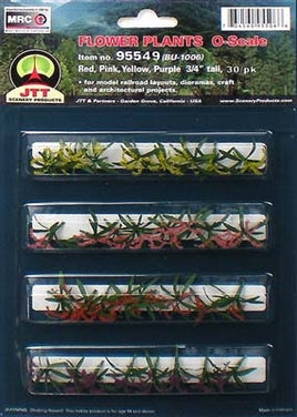 JTT Scenery Products 95549 - O Scale - Flower Plant 3/4" 30/pk