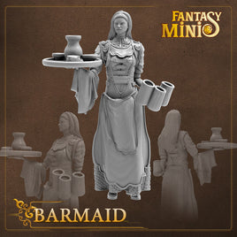 Fantasy Minis - FM12 - Barmaid 28mm