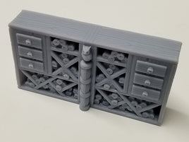Hero's Hoard - HH150 Series - Library Study - Standard Wide With Divider - 28mm