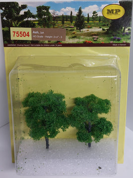MP Scenery Products 75504 - HO scale - Ash Tree  2.5" to 3", 2/pk