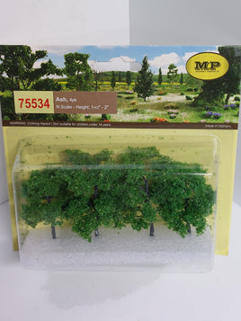 MP Scenery Products 75534 - N Scale - Ash Tree  1.5" to 2", 4/pk