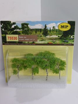 MP Scenery Products 75530 - N Scale - Gum Tree  1.5" to 2", 4/pk