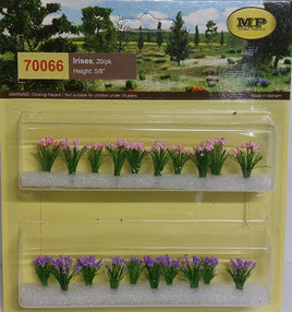 MP Scenery Products 70066 - HO Scale - Irises - 5/8" Height, 20/pk