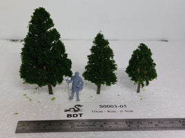 BDT Trees S0003-05 - All Scale - Plastic Poplar tree-105 color - 10/pk