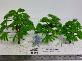 BDT Trees S0023-08 - All Scale - Plastic Jing tree-111 color - 10/pk